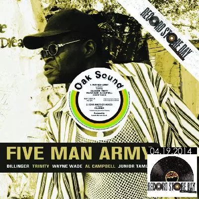 DILLINGER, TRINITY, WAYNE WADE, AL CAMPBELL, JUNIOR TAMLIN / FIVE MAN ARMY (12")