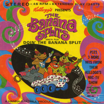 BANANA SPLITS / バナナ・スプリッツ / SING 'N PLAY DOIN' THE BANANA SPLITS EP (7" COLOUR VINYL)