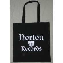 NORTON RECORDS / NORTON TOTE BAG #1 (BLACK NORTON CREST LOGO)