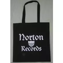 NORTON RECORDS / NORTON TOTE BAG #1 (BLACK NORTON CREST LOGO)