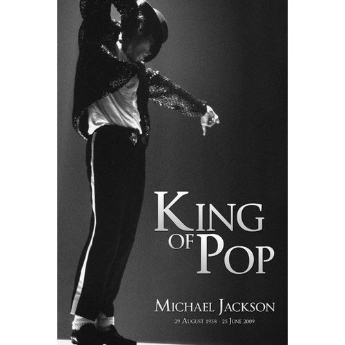 MICHAEL JACKSON / マイケル・ジャクソン / KING OF POP B&W (POSTER)