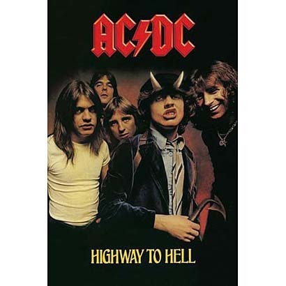 AC/DC / エーシー・ディーシー / HIGHWAY TO HELL (POSTER)