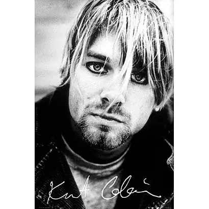 KURT COBAIN / カート・コバーン / SIGNATURE (POSTER)