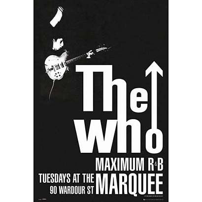 MAXIMUM R&B (POSTER)/THE WHO/ザ・フー｜ROCK / POPS / INDIE
