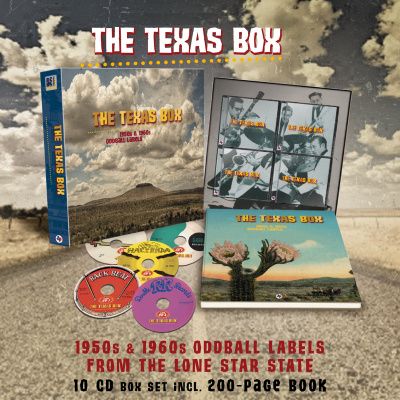 V.A. (ROCK'N'ROLL/ROCKABILLY) / THE TEXAS BOX: 1950S & 1960S ODDBALL LABELS (10CD+BOOK)