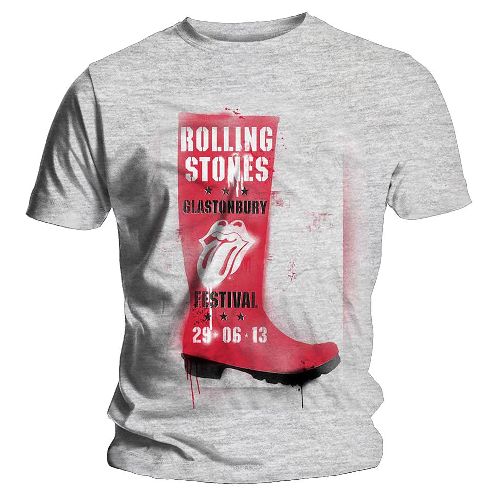 ROLLING STONES / ローリング・ストーンズ / GLASTONBURY RED WELLIE (T-SHIRT) ≪SIZE:S≫