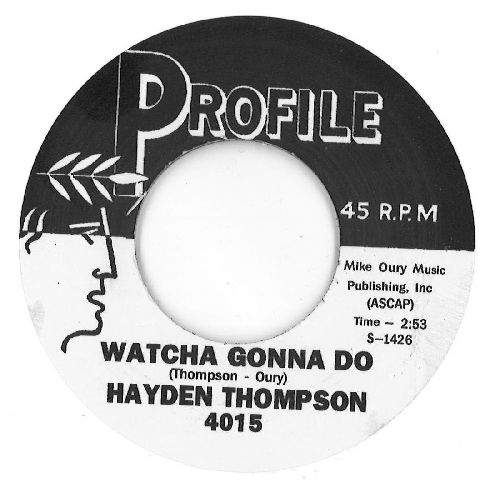 HAYDEN THOMPSON / WATCHA GONNA DO / SUMMER'S ALMOST OVER