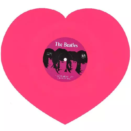 LOVE ME DO (HEART SHAPED PINK VINYL VERY LIMITED 7
