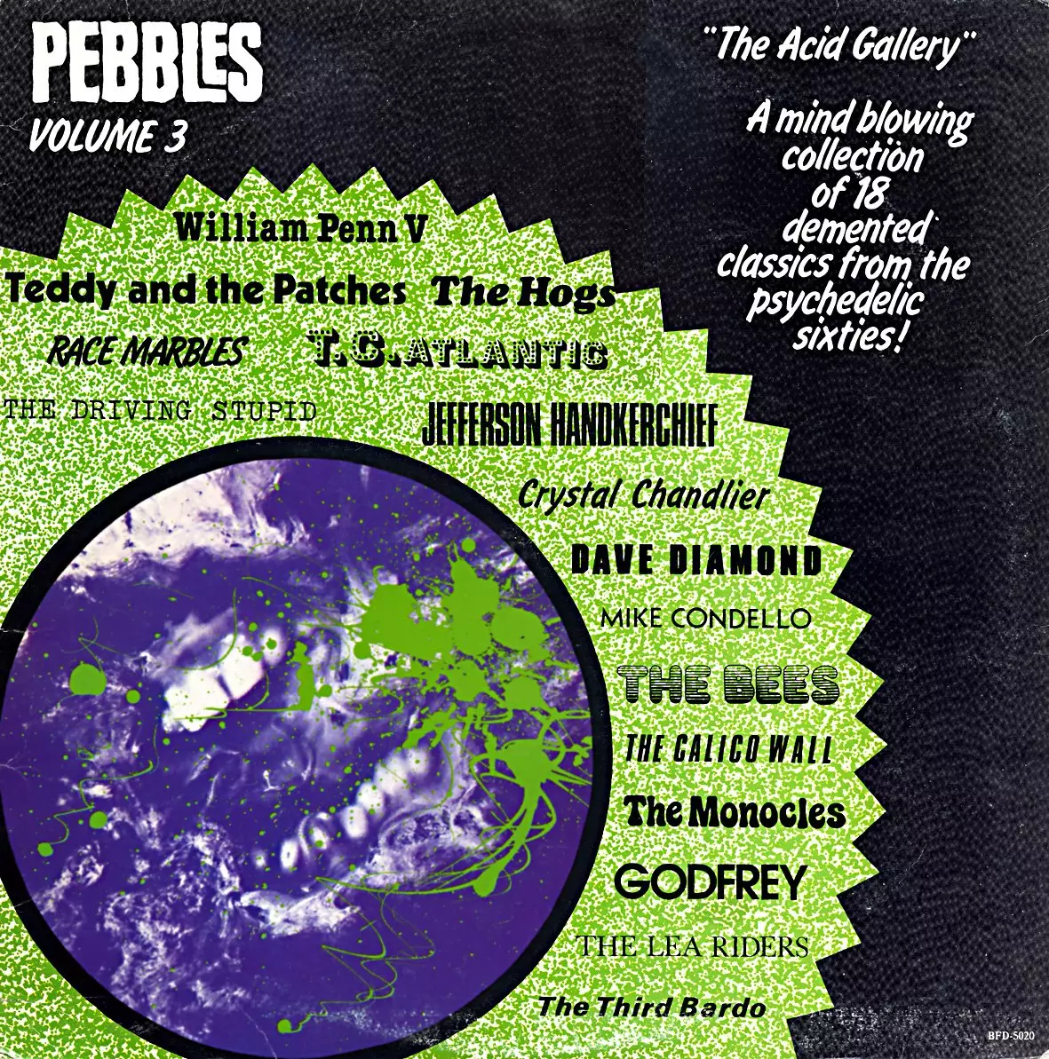 V.A. (GARAGE) / PEBBLES VOL. 3 - THE ACID GALLERY (LP)