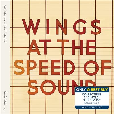 ポール・マッカートニー&ウィングス / WINGS AT THE SPEED OF SOUND @BEST BUY (CD+7")