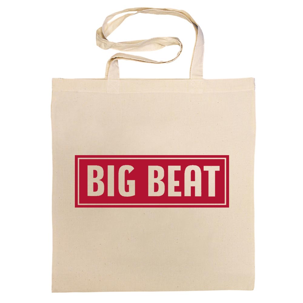 ACE RECORDS TOTE BAG / BIG BEAT 'DECCA' LABEL COTTON BAG #CHERRY RED#