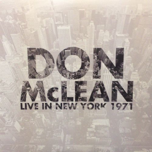DON MCLEAN / ドン・マクリーン / LIVE IN NEW YORK 1971 (180G 2LP)