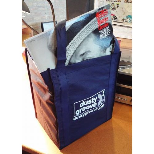DUSTY GROOVE / DUSTY GROOVE EXTRA-LARGE TOTE BAG - NAVY