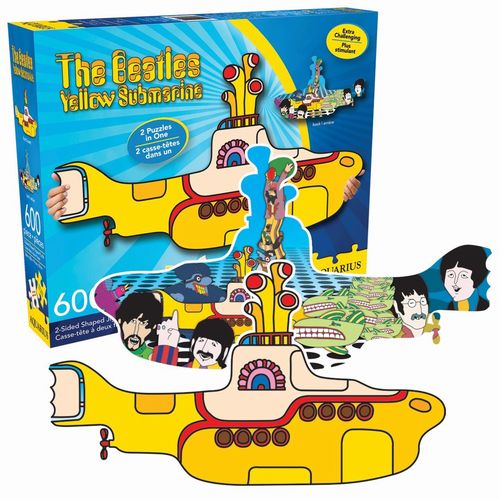 BEATLES / ビートルズ / YELLOW SUBMARINE SHAPED DOUBLE SIDED (600 PIECE PUZZLE)
