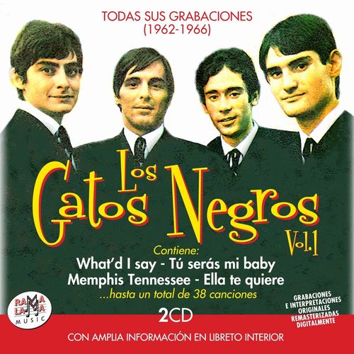 LOS GATOS NEGROS / TODAS SUS GRABACIONES (1962-1966) (2CD)