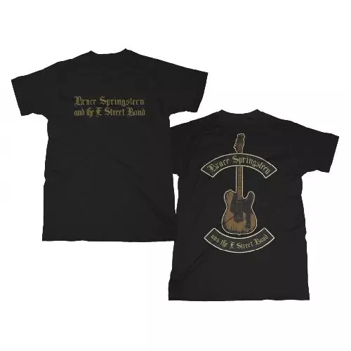 BRUCE SPRINGSTEEN / ブルース・スプリングスティーン / MOTORCYCLE GUITAR BLACK ≪T-SHIRT / SIZE:M≫