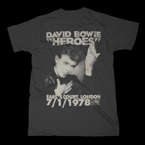 DAVID BOWIE / デヴィッド・ボウイ / EARL'S COURT 78 BLACK ≪T-SHIRT / SIZE:S≫