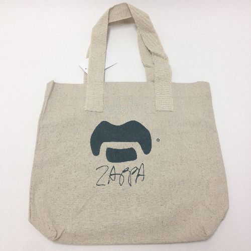 FRANK ZAPPA (& THE MOTHERS OF INVENTION) / フランク・ザッパ / MOUSTACHE LOGO HEMP TOTE BAG