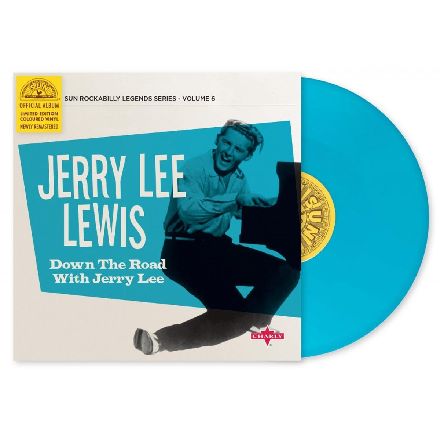 JERRY LEE LEWIS / ジェリー・リー・ルイス / DOWN THE ROAD WITH JERRY LEE (COLORED 10")