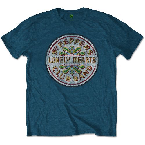 THE BEATLES SGT PEPPER DRUM MENS DENIM TSHIRT: LARGE/BEATLES/ビートルズ｜OLD ...