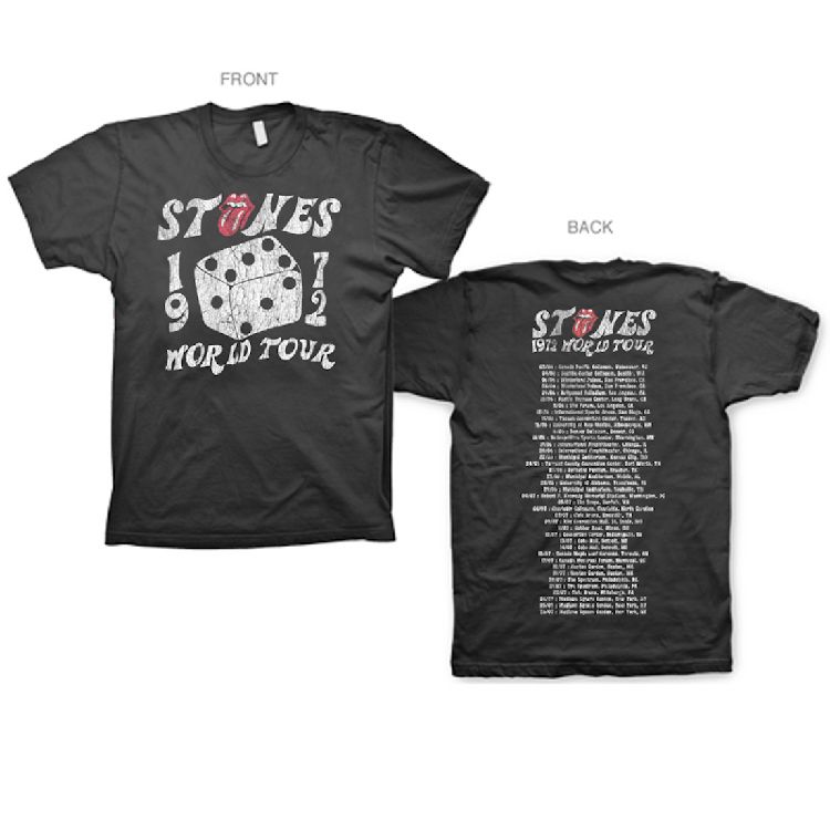 ROLLING STONES / ローリング・ストーンズ / THE ROLLING STONES 1972 WORLD TOUR TEE ≪SIZE: L≫