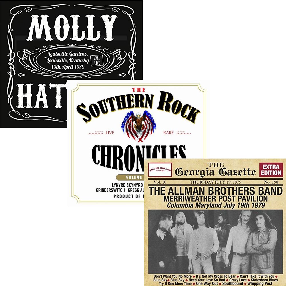 V.A. (SOUTHERN/SWAMP/COUNTRY ROCK) / ALLMAN BROTHERS BAND, MOLLY HATCHET, OUTLAWS, LYNYRD SKYNYRD - SOUTHERN ROCK : LIVE BROADCASTS (5CD BUNDLE)
