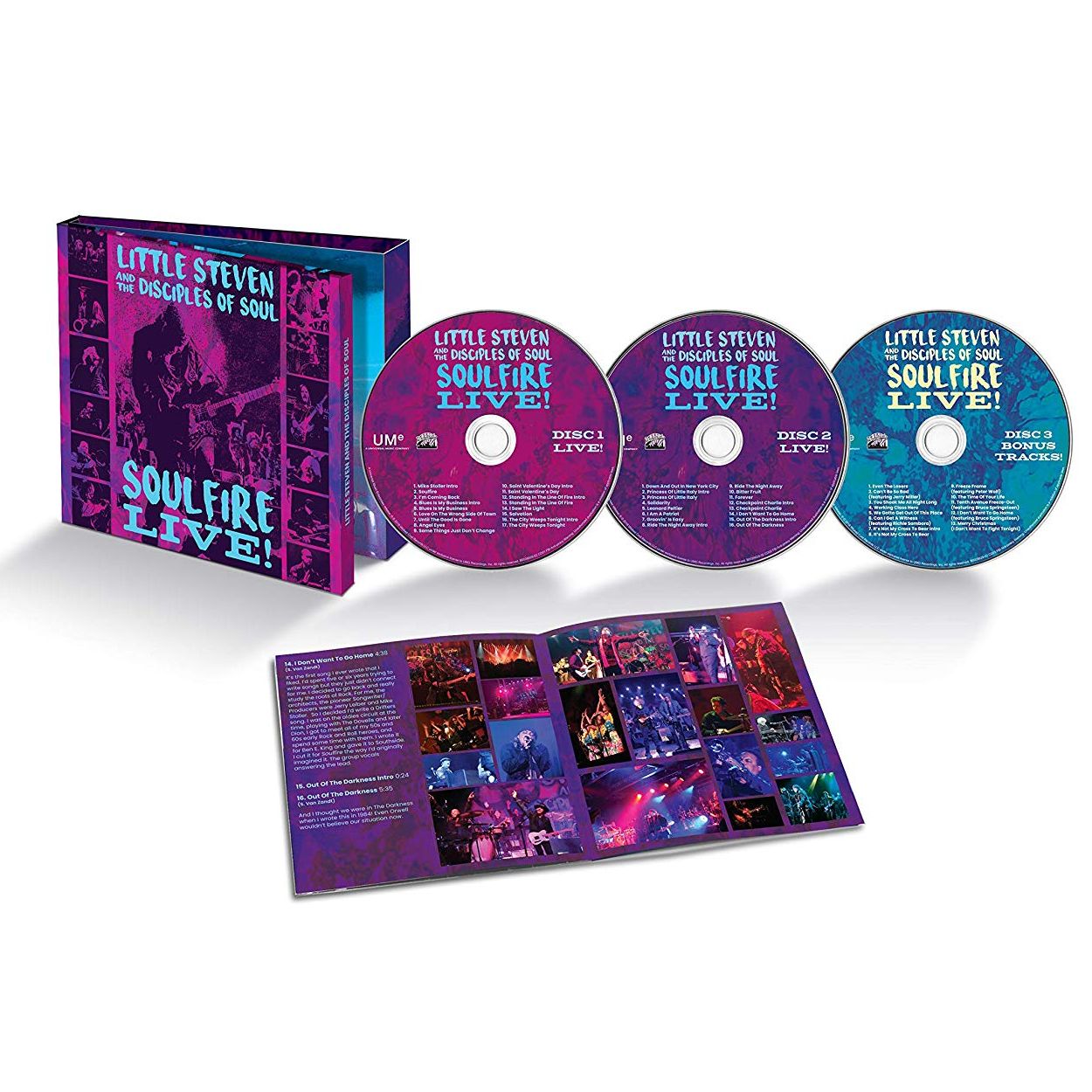 LITTLE STEVEN AND THE DISCIPLES OF SOUL / SOULFIRE LIVE! (3CD)