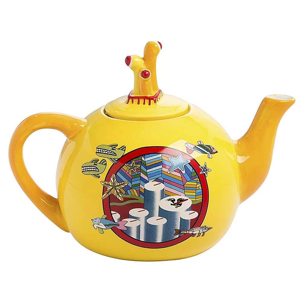 The Beatles  陶器　置物 YELLOW SUBMARINE CERAMIC TEAPOT/BEATLES/ビートルズ｜OLD ROCK