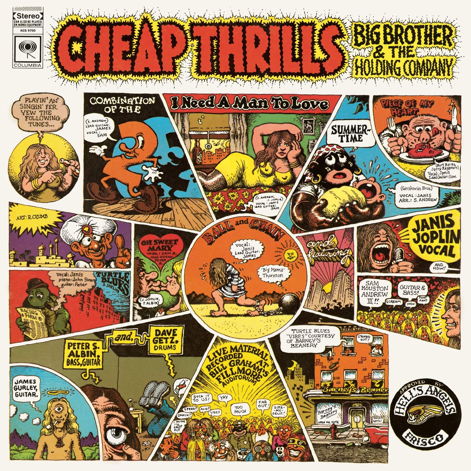 BIG BROTHER AND THE HOLDING COMPANY / ビック・ブラザー・アンド・ザ・ホールディング・カンパニー / CHEAP THRILLS (LP)