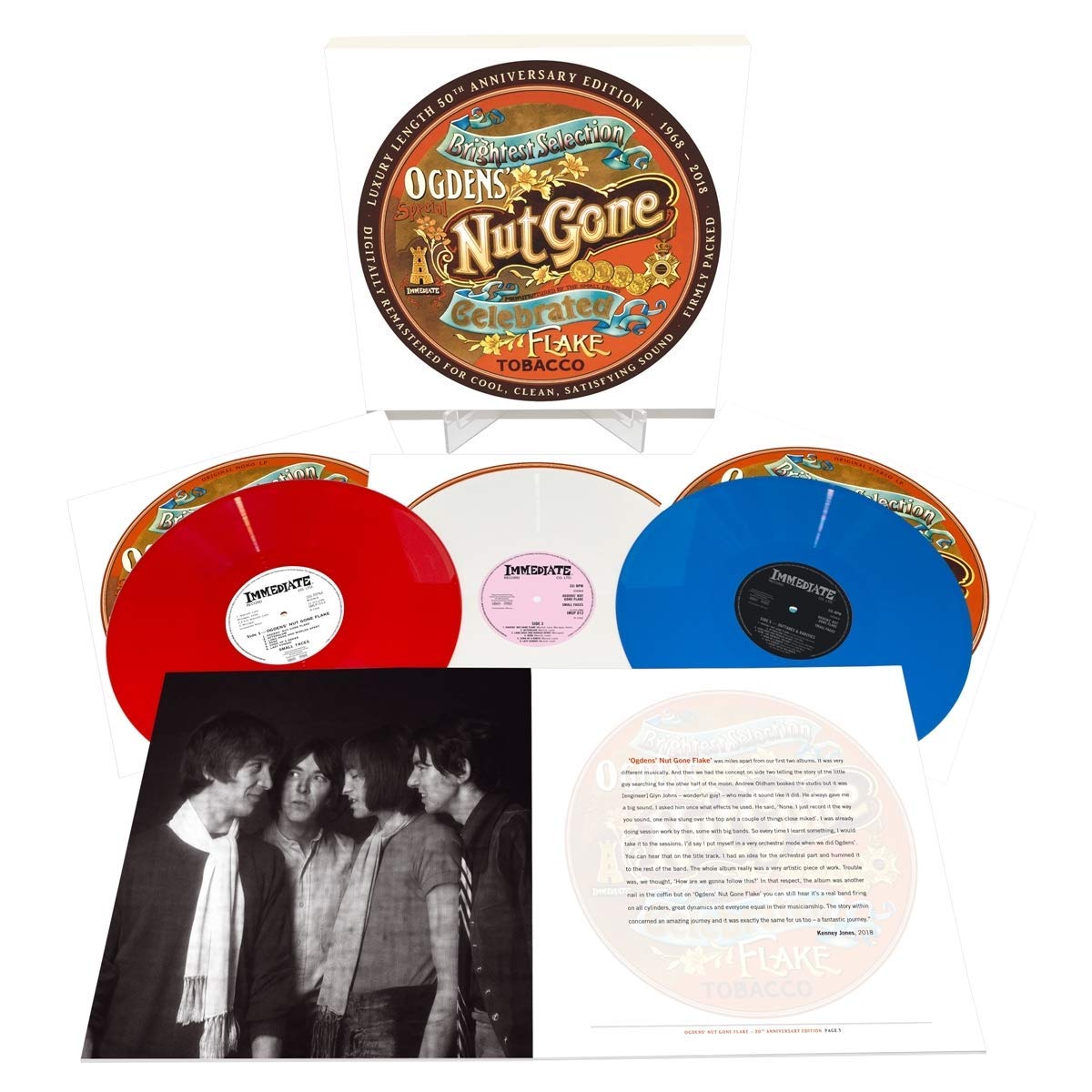 SMALL FACES / スモール・フェイセス / OGDENS NUT GONE FLAKE (COLORED 180G 3LP BOX)