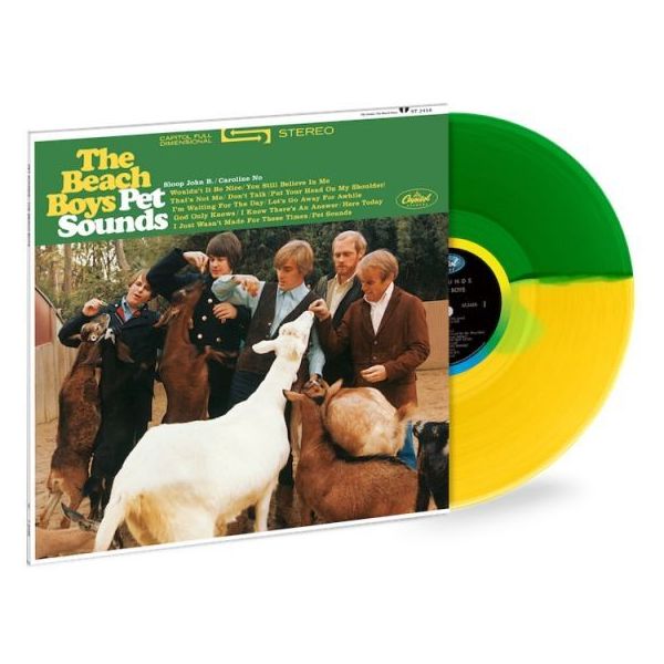 BEACH BOYS / ビーチ・ボーイズ / PET SOUNDS (EXCLUSIVE GREEN+YELLOW SPLIT COLORED LP)