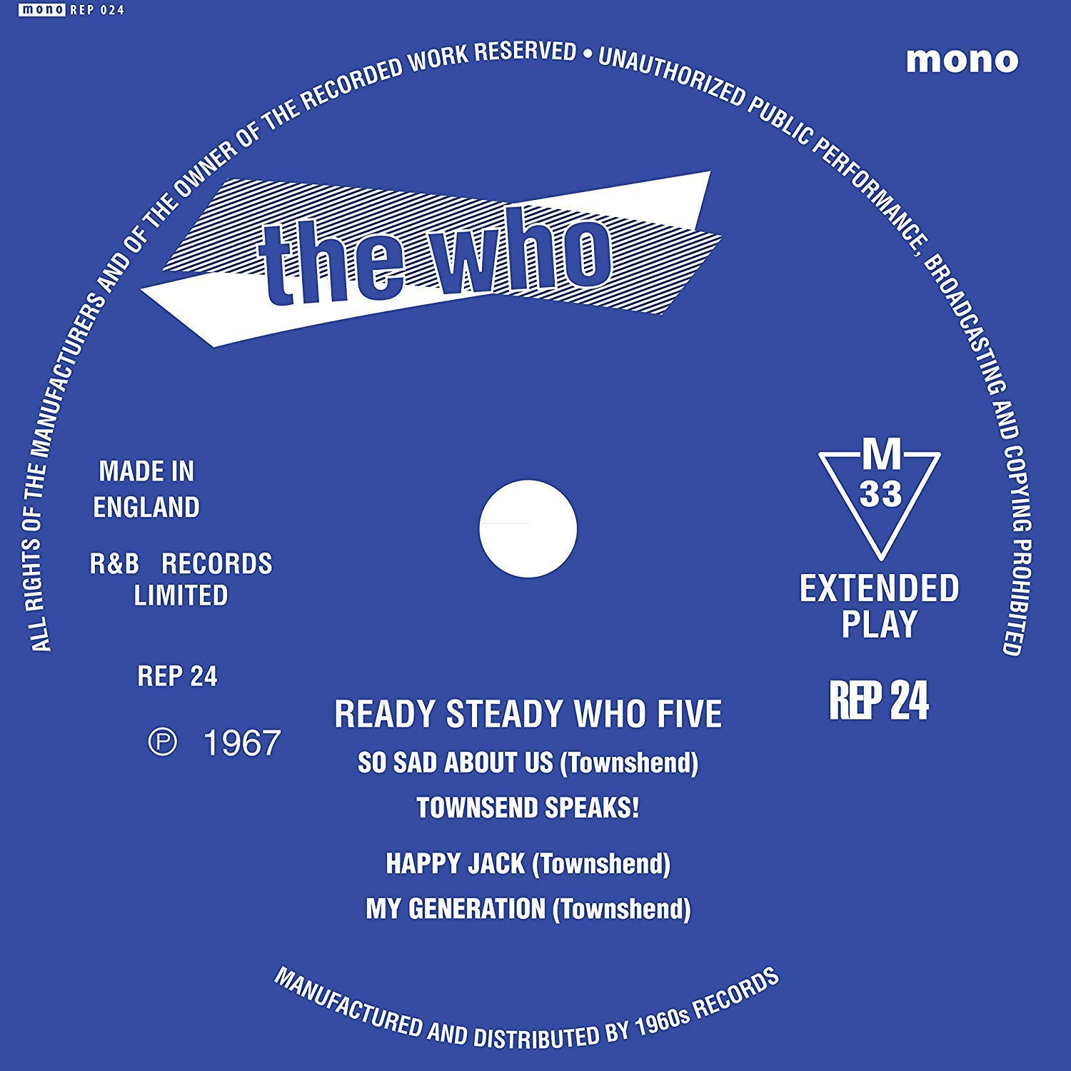 THE WHO / ザ・フー / READY STEADY WHO FIVE