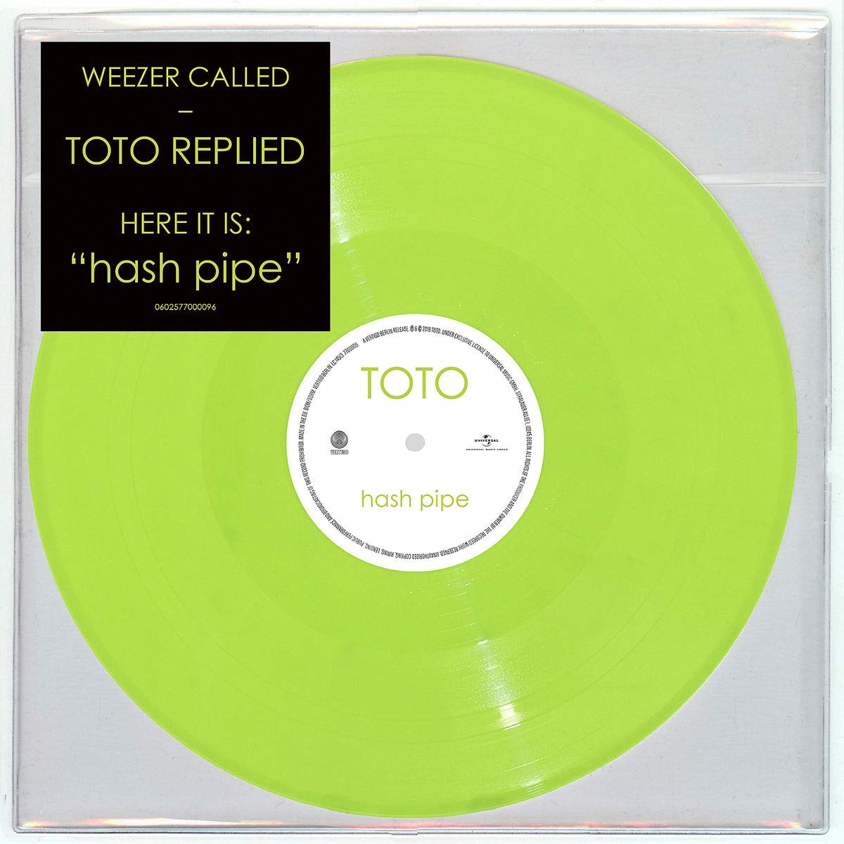 TOTO / トト / HASH PIPE (COLORED 7")