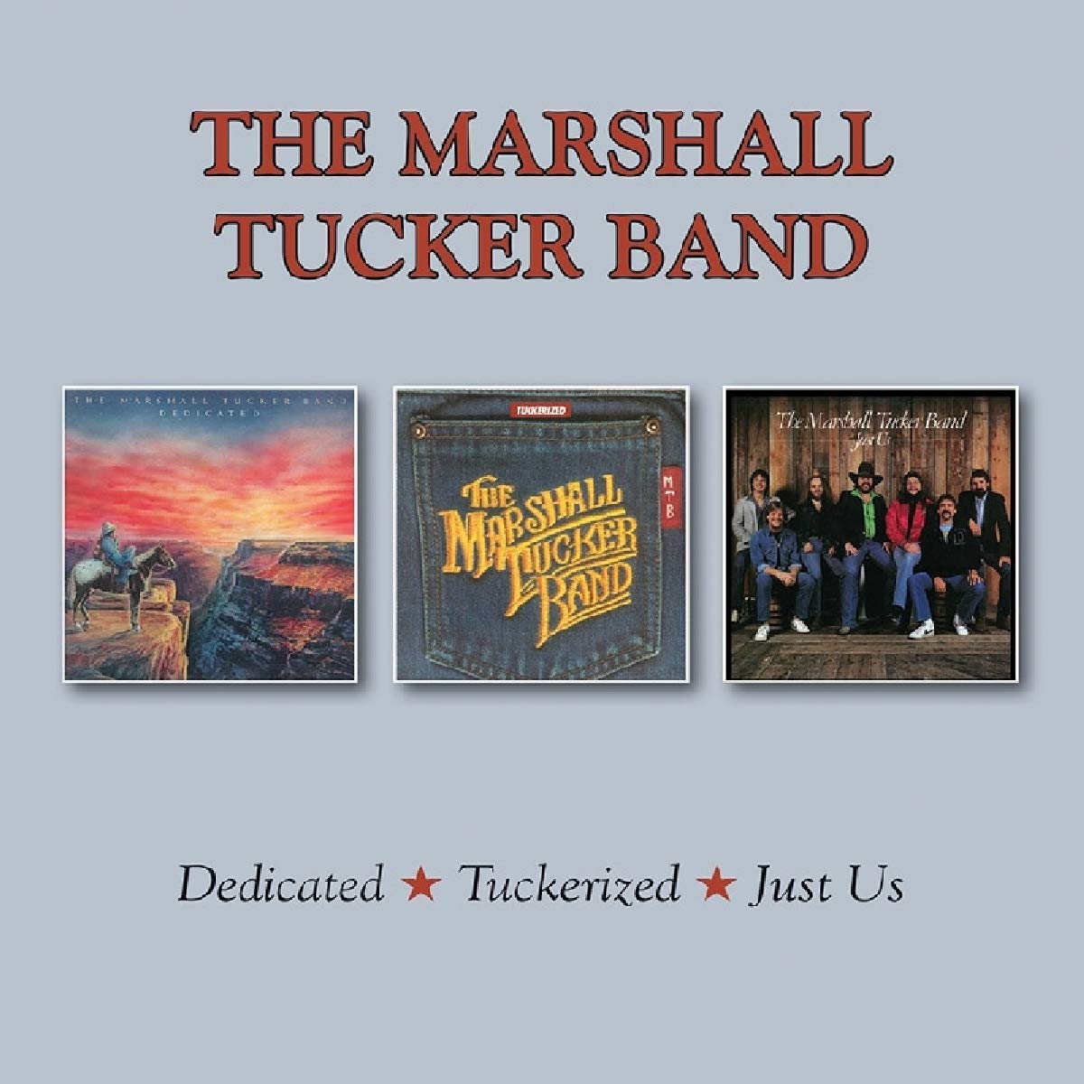 MARSHALL TUCKER BAND / マーシャル・タッカー・バンド / DEDICATED / TUCKERIZED / JUST US (2CD)