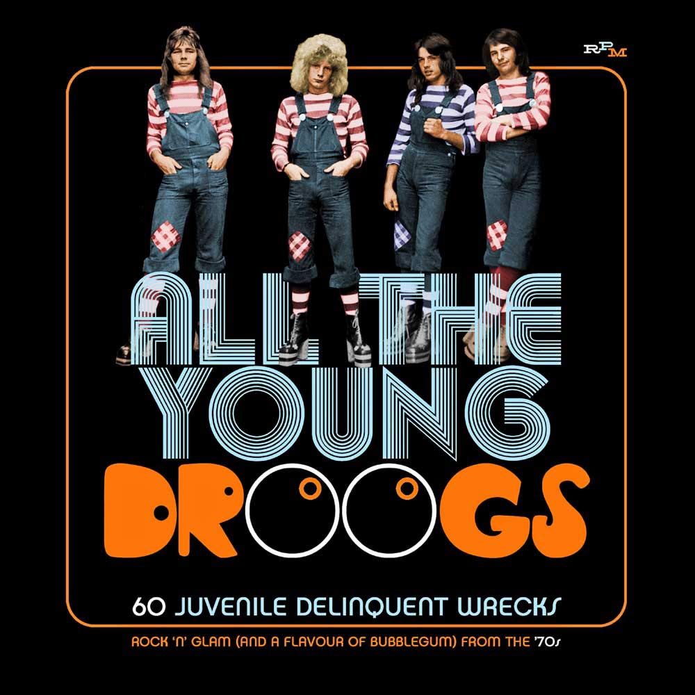 V.A. (GLAM ROCK/GLITTER) / ALL THE YOUNG DROOGS ~ 60 JUVENILE DELINQUENT WRECKS (3CD BOX)
