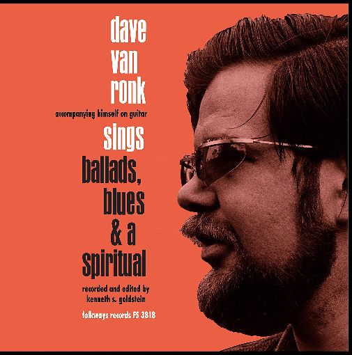DAVE VAN RONK / デイヴ・ヴァン・ロンク / SINGS BALLADS, BLUES & A SPIRITUAL (LP)