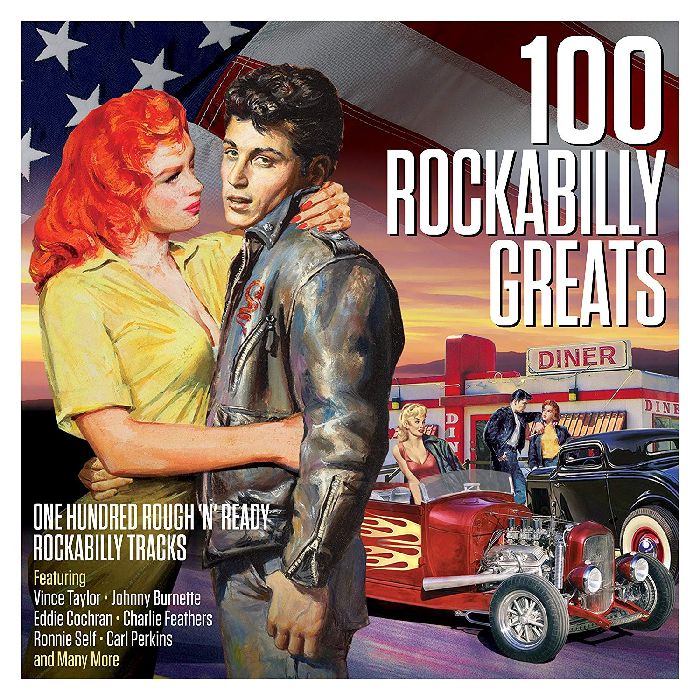 V.A. (ROCK'N'ROLL/ROCKABILLY) / 100 ROCKABILLY GREATS - ONE HUDRED ROUGH 'N' READY ROCKABILLY TRACKS (4CD)