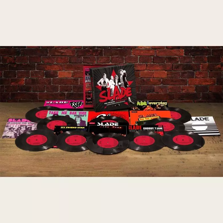 FEEL THE NOIZE THE SINGLEZ BOX 10X7 BOX SLADE OLD ROCK feel-the-noize-the-singlez-box-10x7-box-slade-old-rock
