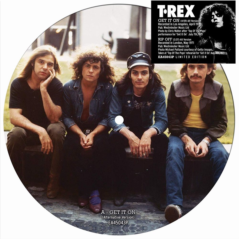 T. REX / T・レックス / GET IT ON / RIP OFF (PICTURE DISC 7")