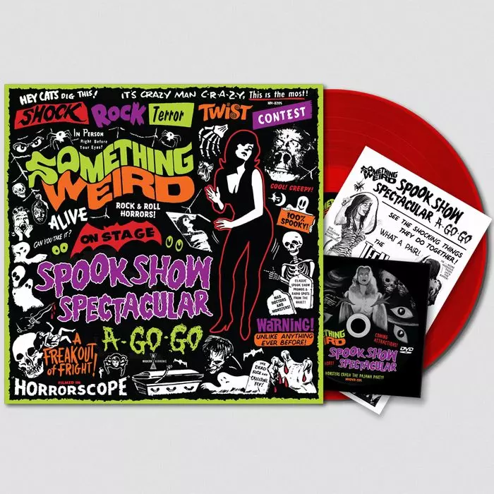 V.A. (SOMETHING WEIRD) / SOMETHING WEIRD SPOOK SHOW SPECTACULAR A-GO-GO (COLORED LP+DVD)