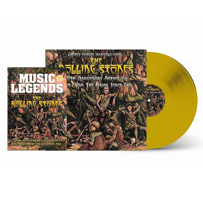 ROLLING STONES / ローリング・ストーンズ / 50TH ANNIVERSARY ANTHOLOGY GOLD FROM THE BRIAN JONES ERA (COLORED LP & MAGAZINE SPECIAL LIMITED EDITION BUNDLE)