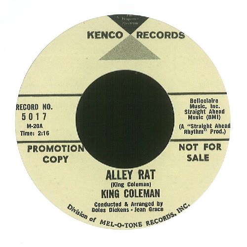 KING COLEMAN / ALLEY RAT / DRESSED IN PLAID (7")