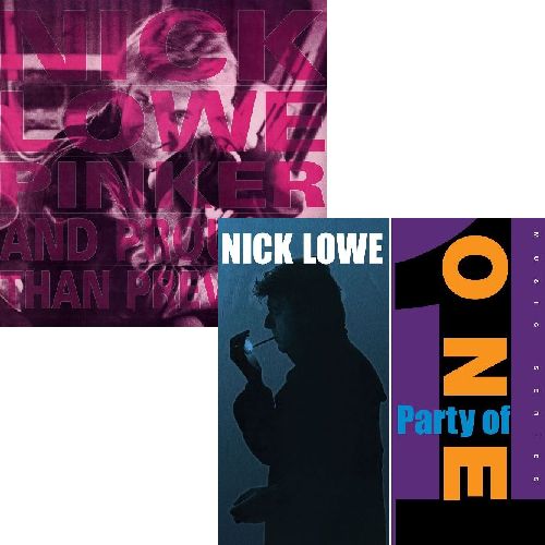 【輸入盤LP NICK LOWE×2枚セット ニック•ロウ】カナダ•USプロモ
