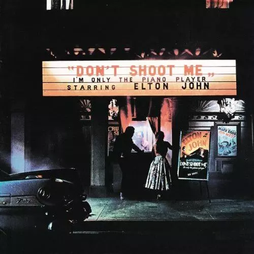 エルトン・ジョン直筆サイン入り2Lサイズ写真…ピアノロック…Elton John DON'T SHOOT ME I'M ONLY THE PIANO PLAYER / ピアニストを撃つな