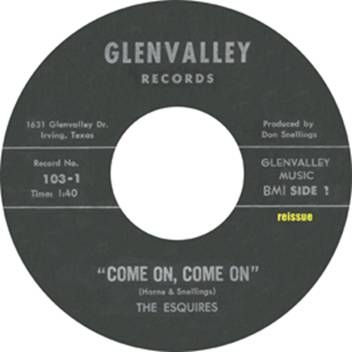 ESQUIRES / エスクワイアーズ / COME ON COME ON/JUDGEMENT DAY (7")