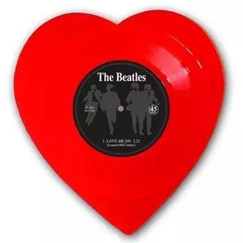 LOVE ME DO (HEART SHAPED RED VINYL VERY LIMITED 7