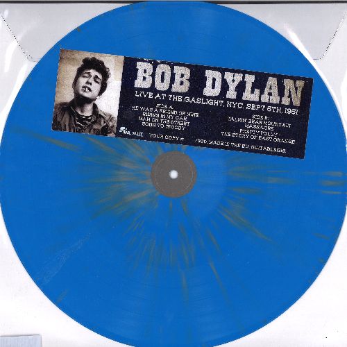 BOB DYLAN / ボブ・ディラン / LIVE AT THE GASLIGHT NYC SEPTEMBER 6TH 1961 (BLUE VINYL 1LP)