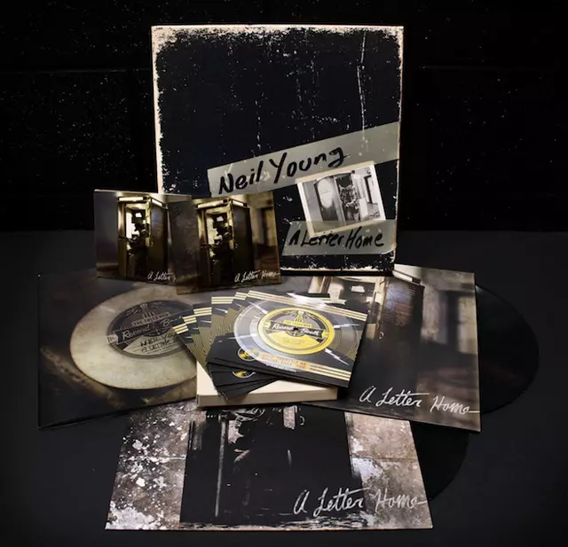 ニール・ヤング　 Neil Young A Letter 　　未使用品 A LETTER HOME [2LP + 6X7