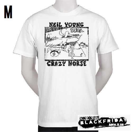 NEIL YOUNG (& CRAZY HORSE) / ニール・ヤング / ZUMA SLIM FIT T-SHIRT WHITE (M) (RSD EXCLUSIVE) 