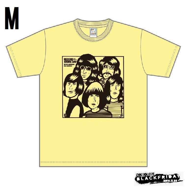 RECORD STORE DAY / DO YOU REMEMBER R&R RECORDS? ≪EXCLUSIVE T-SHIRT / LEMON YELLOW / M SIZE≫ 